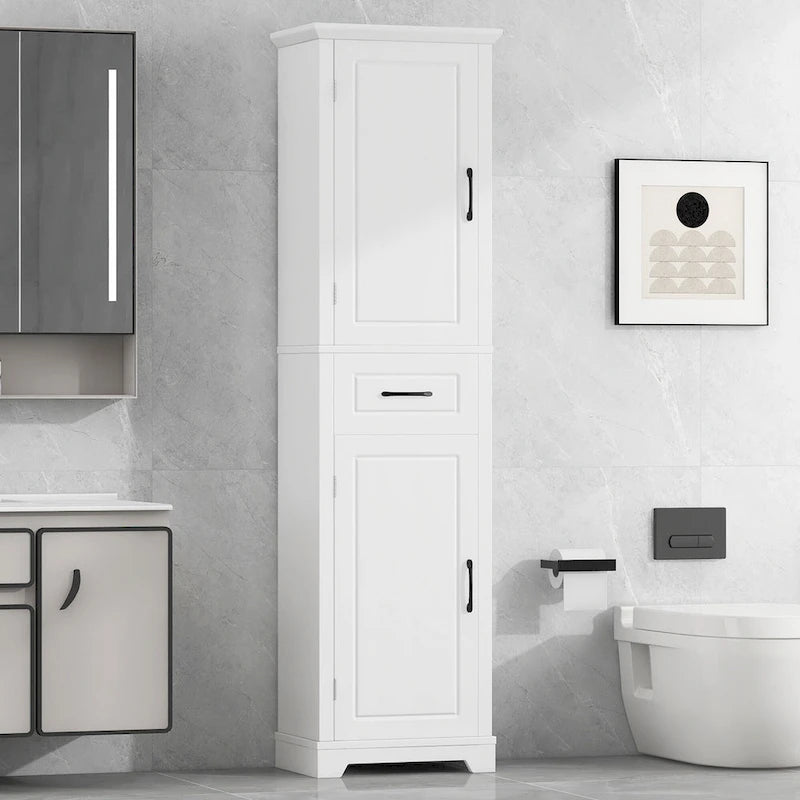 Tall Freestanding Bathroom Storage Cabinet
