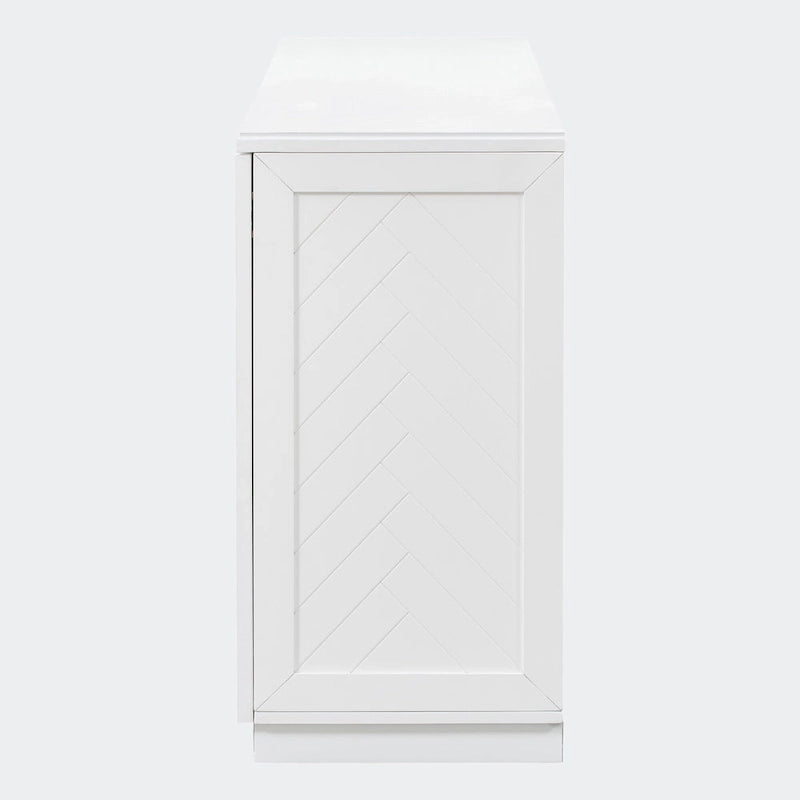 4-Door Buffet Sideboard Cabinet with Adjustable Shelves
