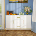 Buffet Credenza with Double Doors and 3 Drawers