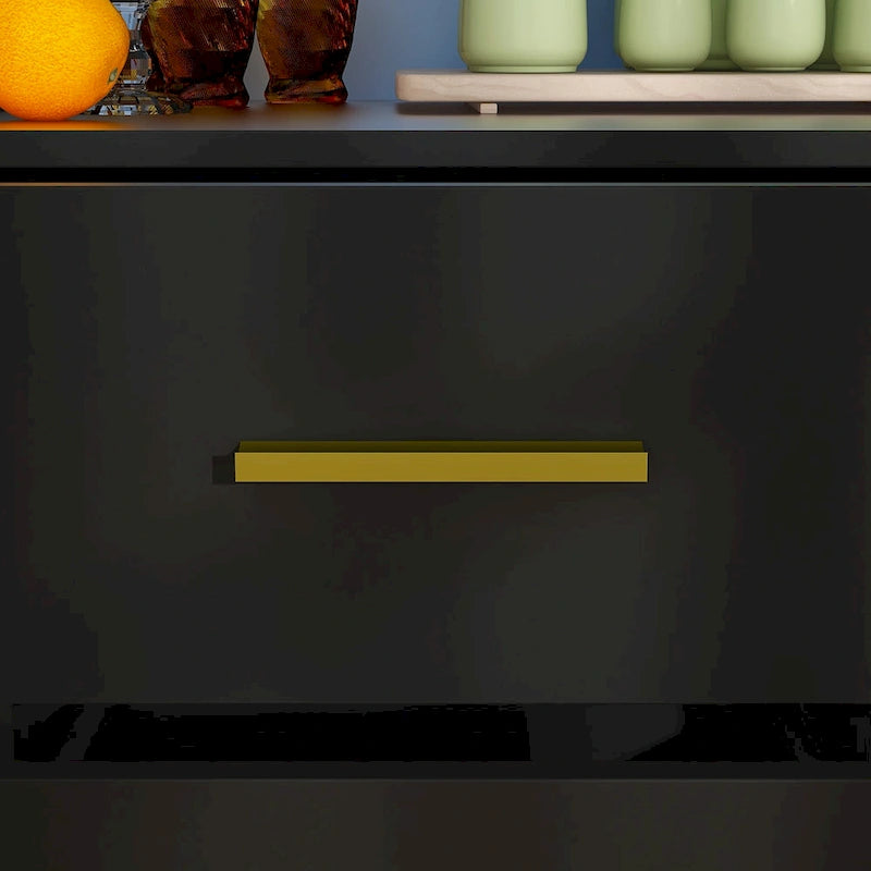Buffet Credenza with Double Doors and 3 Drawers