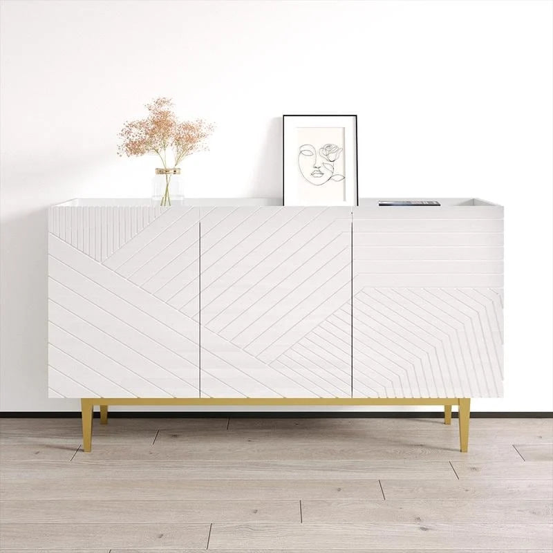 Modern High Gloss Sideboard Cabinet for Living Room