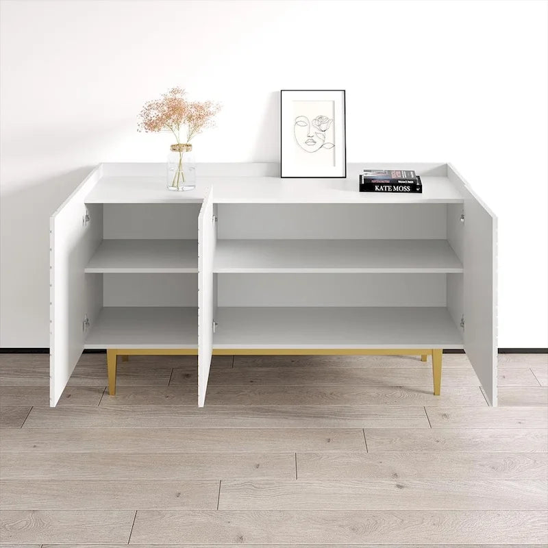 Modern High Gloss Sideboard Cabinet for Living Room