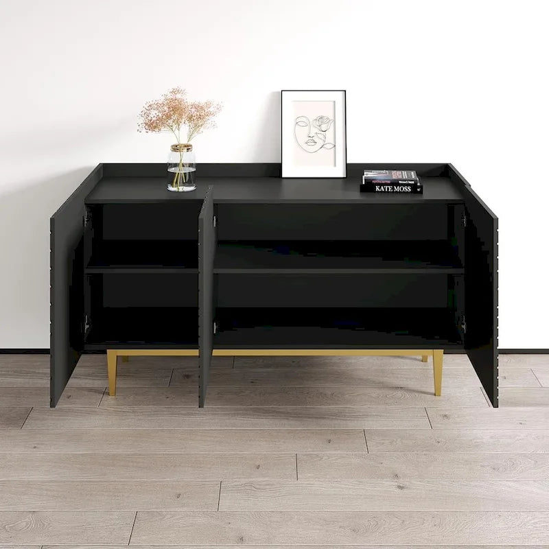 Modern High Gloss Sideboard Cabinet for Living Room