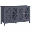Buffet Sideboard Cabinet with Tempered Glass Doors