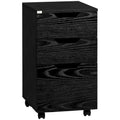 3-Drawer Mobile Under-Desk Storage Cabinet with Locking Wheels