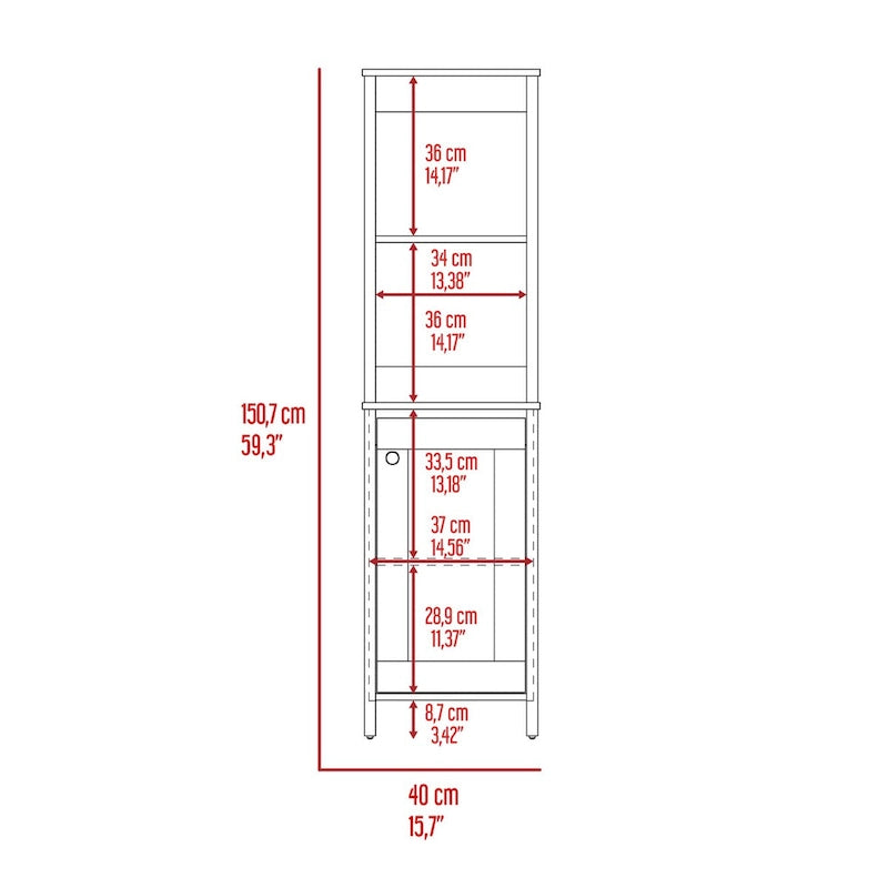 Freestanding Bathroom Storage Cabinet