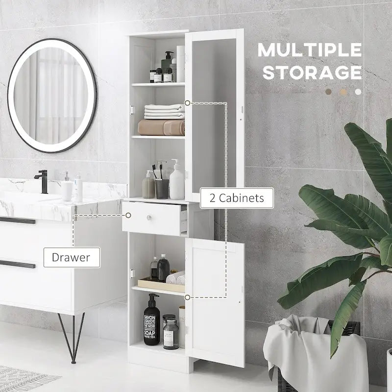 Tall Bathroom Storage Cabinet