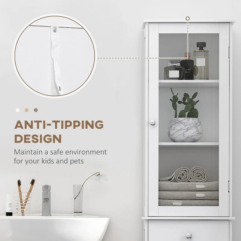 Tall Bathroom Storage Cabinet